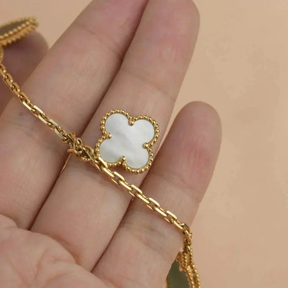 [Glitter Jewelry]LUCKY SPRING 5 MOTIF GOLD BRACELET