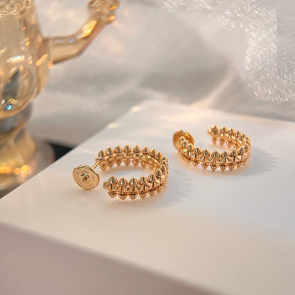 [Glitter Jewelry]CLASH SMALL HOOP EARRINGS