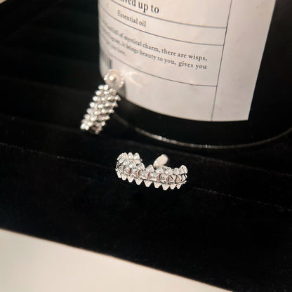 [Glitter Jewelry]CLASH SMALL HOOP EARRINGS