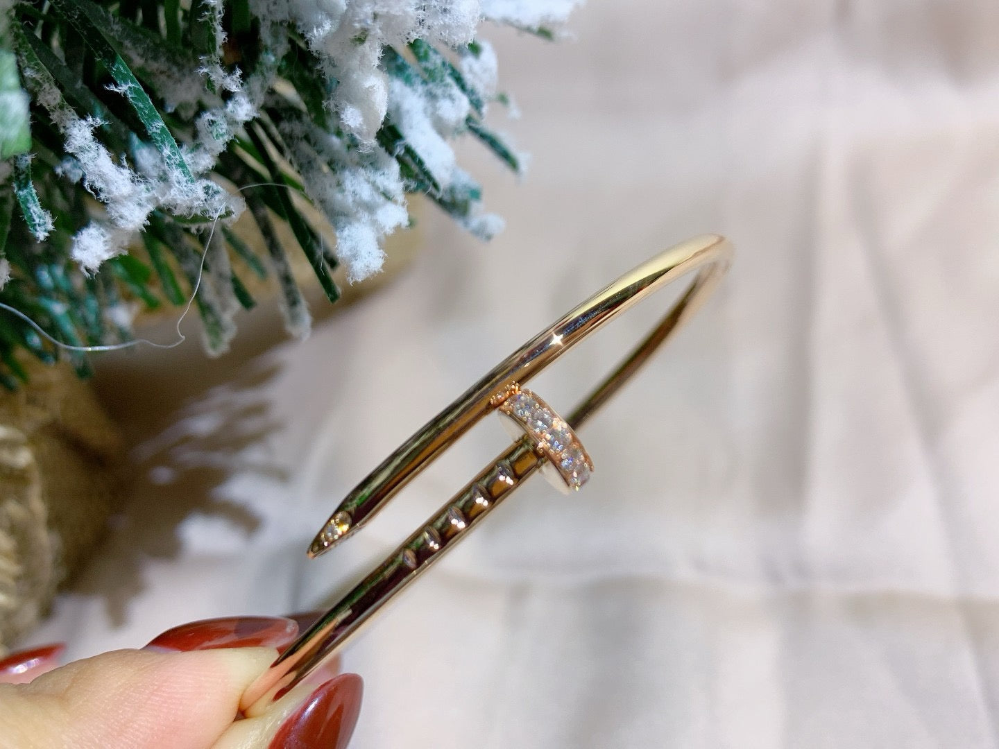 [Glitter Jewelry]JUSTE BRACELET 2.5MM DIAMONDS