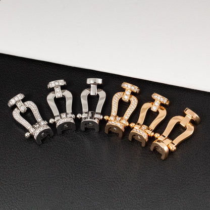 [Glitter Jewelry]FORCE LARGE HORSESHOE NO DIAMOND BRACELET SILVER