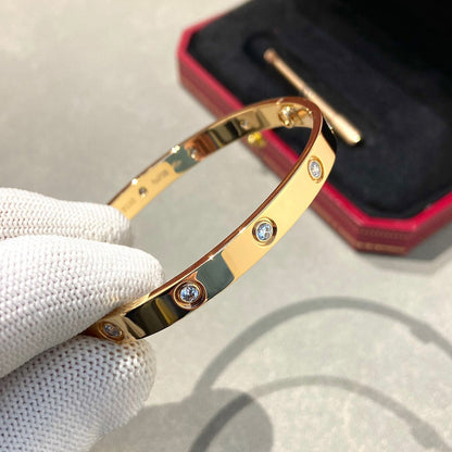 [Glitter Jewelry]LOVE BRACELET 6.1MM 10 DIAMONDS