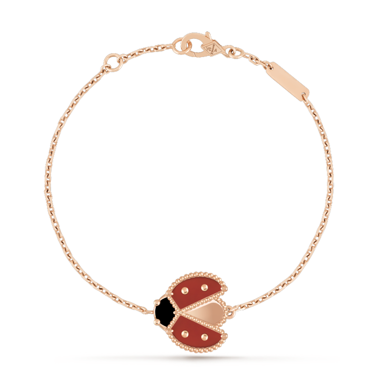 [Glitter Jewelry]LUCKY SPRING 1 MOTIF PINK GOLD BRACELET