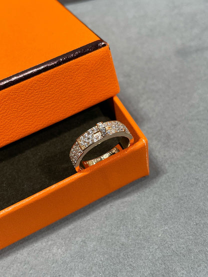 [Glitter Jewelry]KELLY PINK GOLD DIAMOND RING