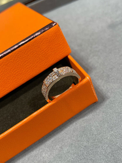 [Glitter Jewelry]KELLY PINK GOLD DIAMOND RING