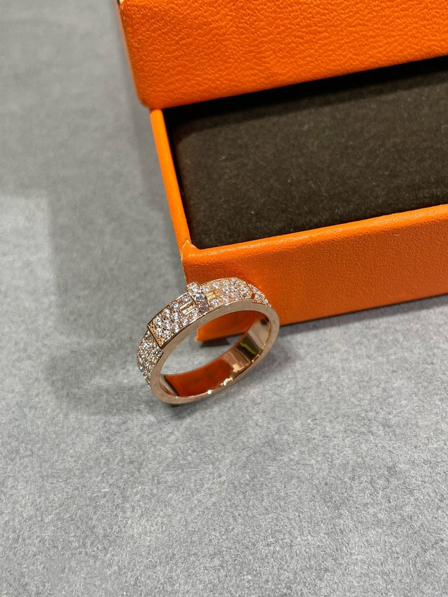 [Glitter Jewelry]KELLY PINK GOLD DIAMOND RING