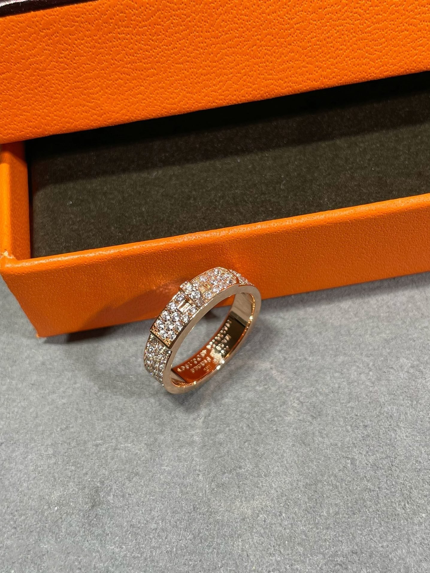 [Glitter Jewelry]KELLY PINK GOLD DIAMOND RING