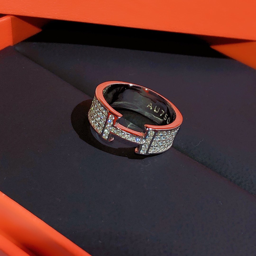 [Glitter Jewelry]H RING FULL DIAMOND