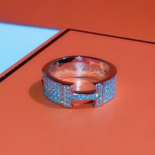 [Glitter Jewelry]H RING FULL DIAMOND