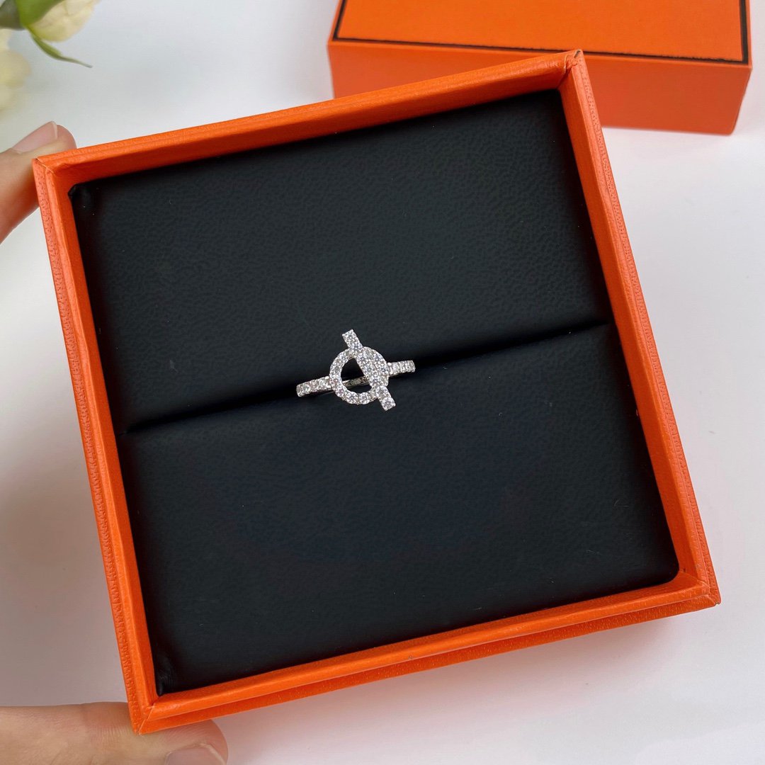 [Glitter Jewelry]ECHAPPEE RING SILVER DIAMOND