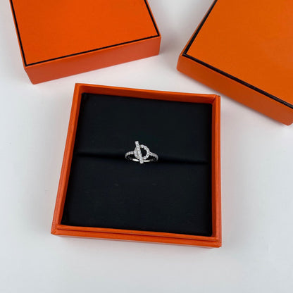 [Glitter Jewelry]ECHAPPEE RING SILVER DIAMOND