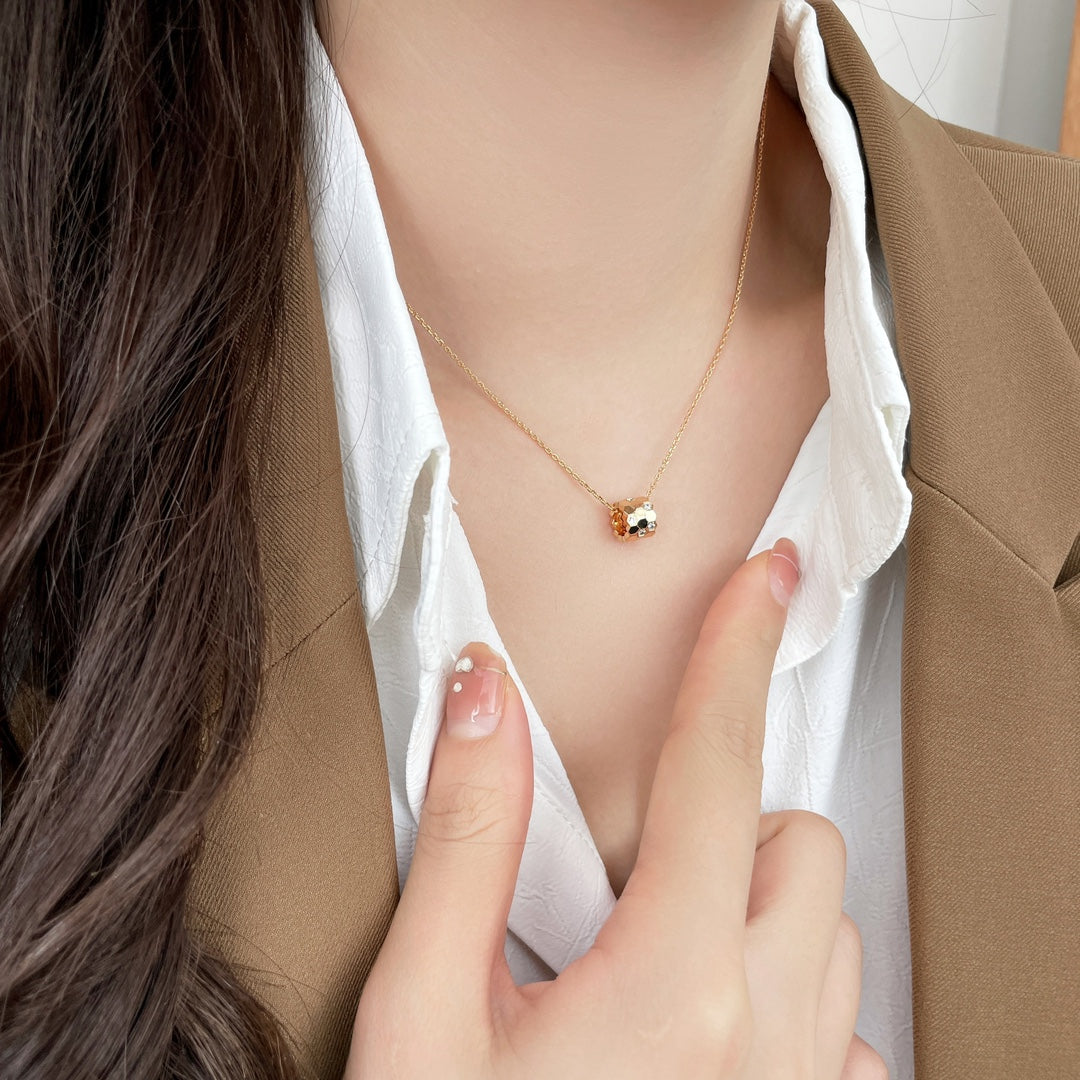 [Glitter Jewelry]BEE MINI PEDANT DIAMOND NECKLACE