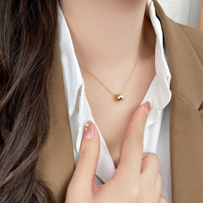 [Glitter Jewelry]BEE MINI PEDANT DIAMOND NECKLACE