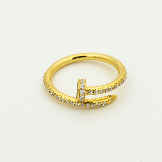 [Glitter Jewelry]JUSTE RING 1.8MM GOLD DIAMONDS