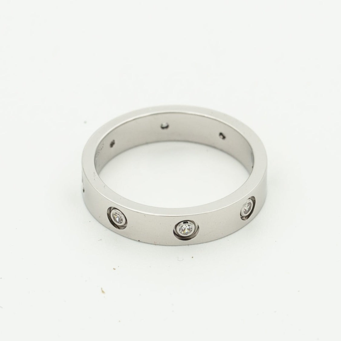 [Glitter Jewelry]LOVE RING 3.6MM 8 DIAMONDS