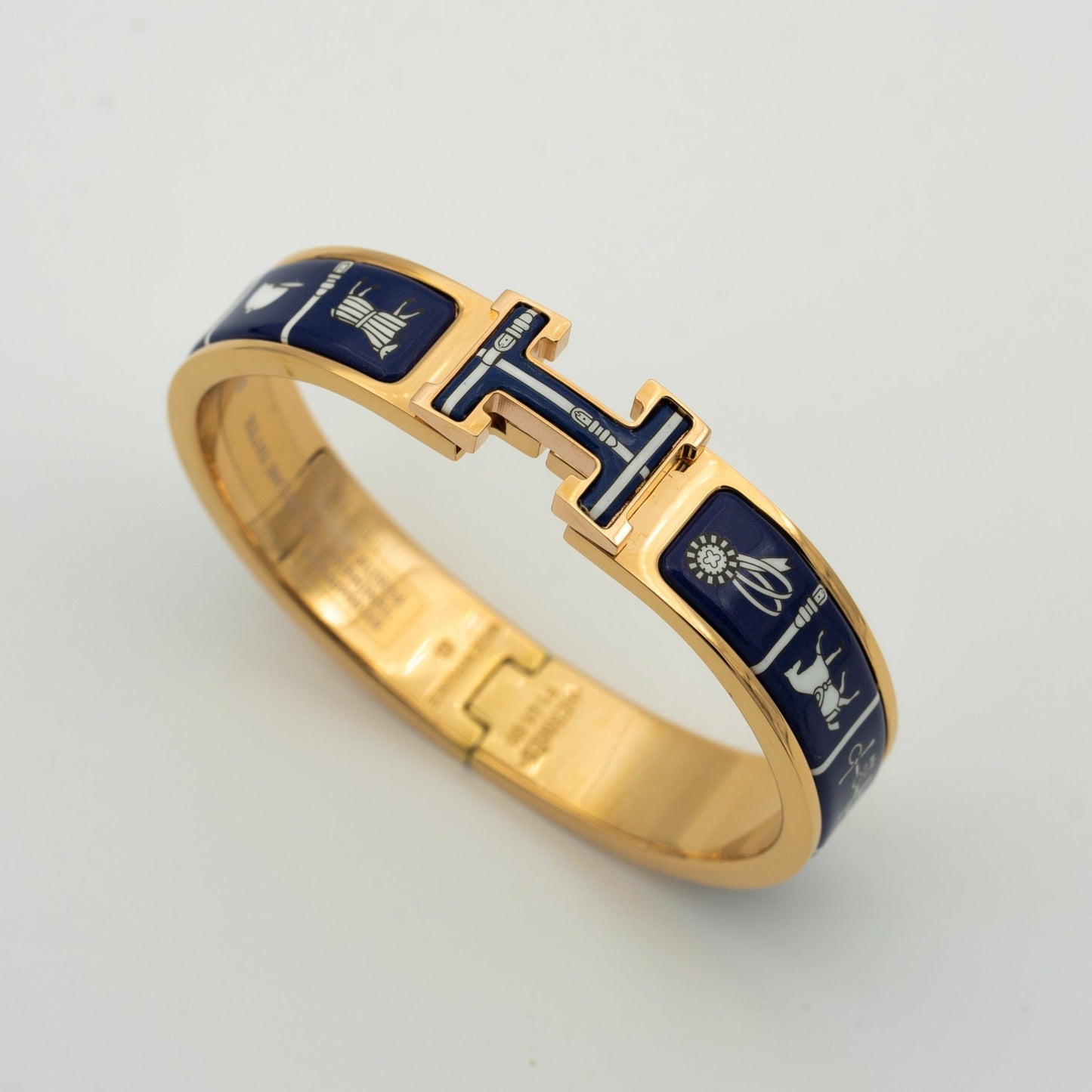 [Glitter Jewelry]H BRACELET BLUE CERAMIC