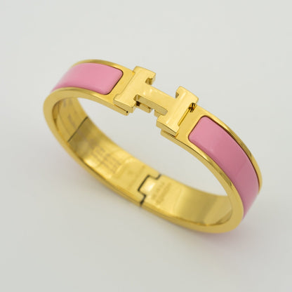 [Glitter Jewelry]H PINK BRACELET