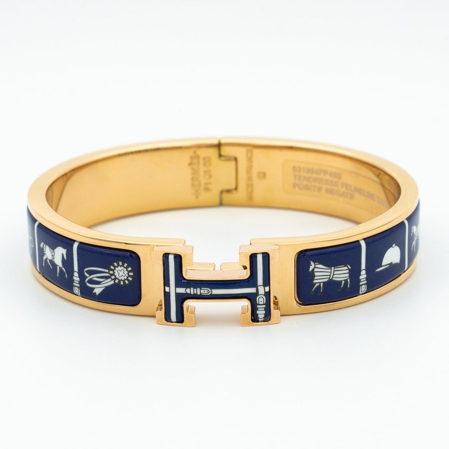 [Glitter Jewelry]H BRACELET BLUE CERAMIC