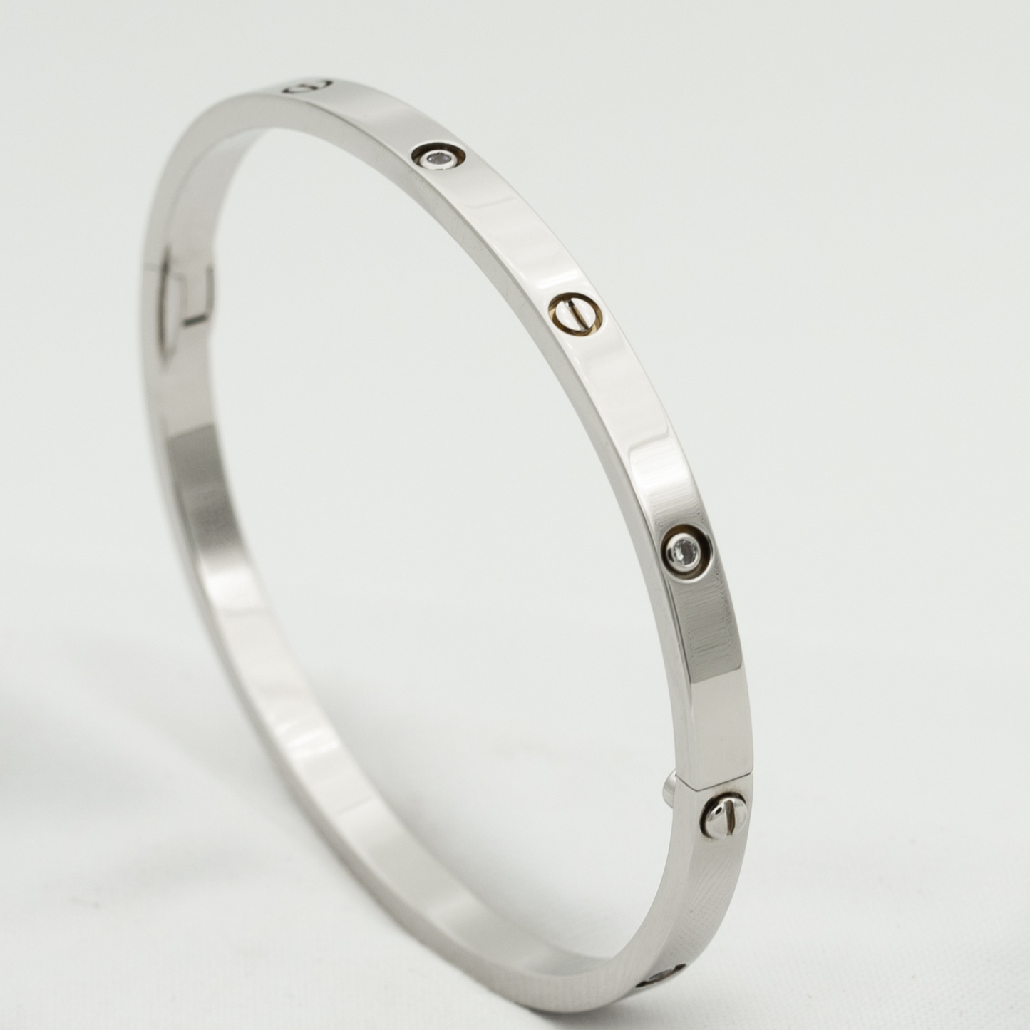 [グリッタージュエリー]ラブブレスレット 3.65mm 6ダイヤモンド