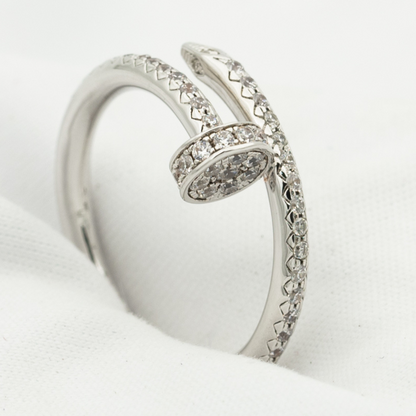[Glitter Jewelry]JUSTE RING 1.8MM SILVER DIAMONDS