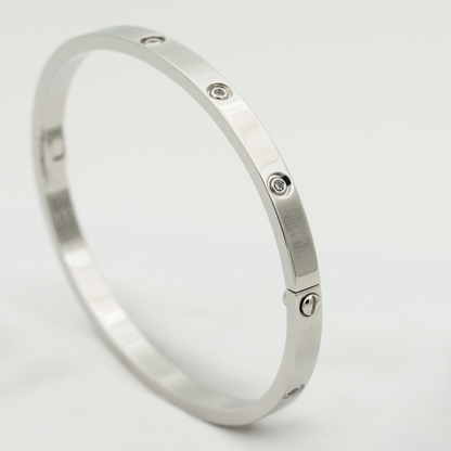 [グリッタージュエリー]ラブブレスレット 3.65mm 10ダイヤモンド