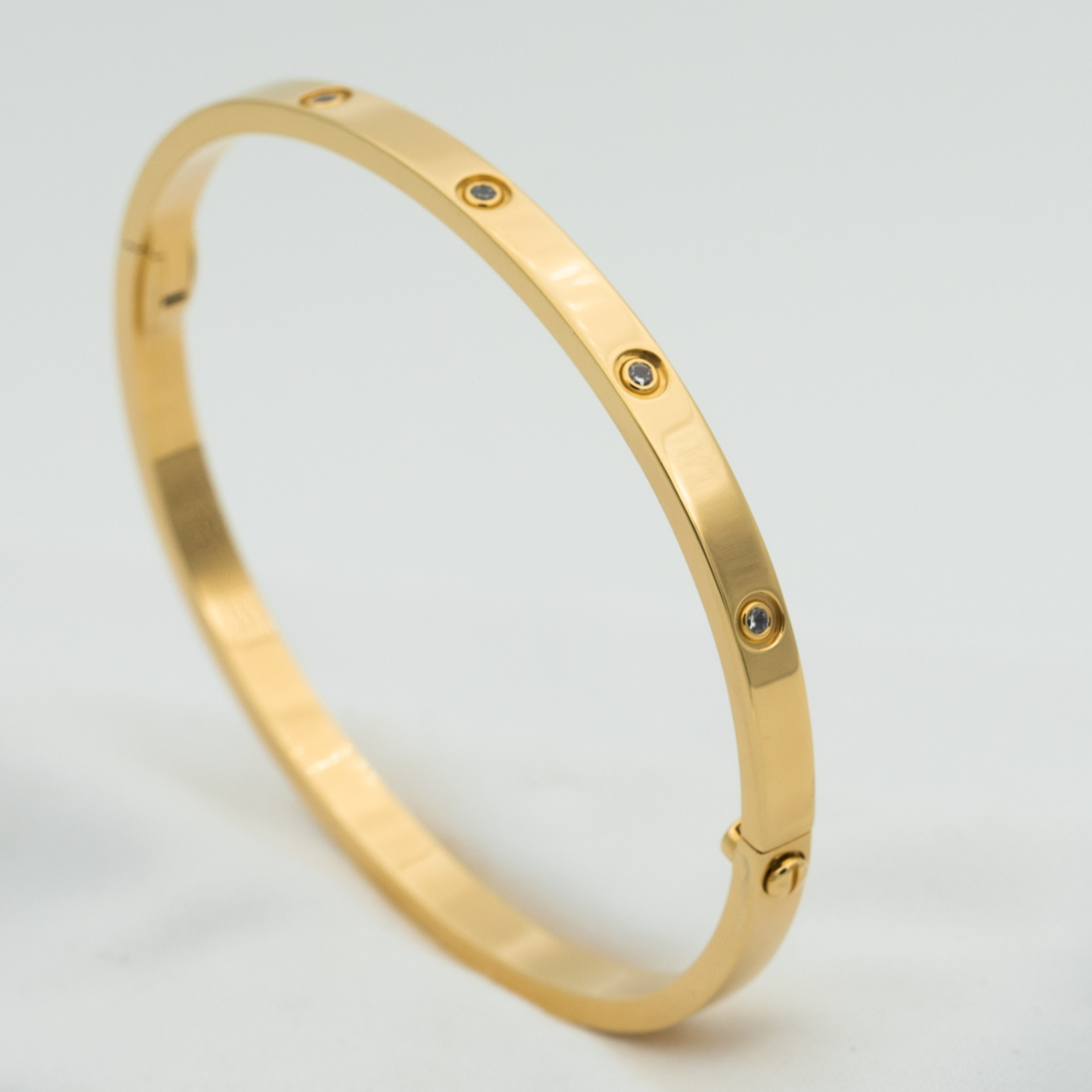 [グリッタージュエリー]ラブブレスレット 3.65mm 10ダイヤモンド