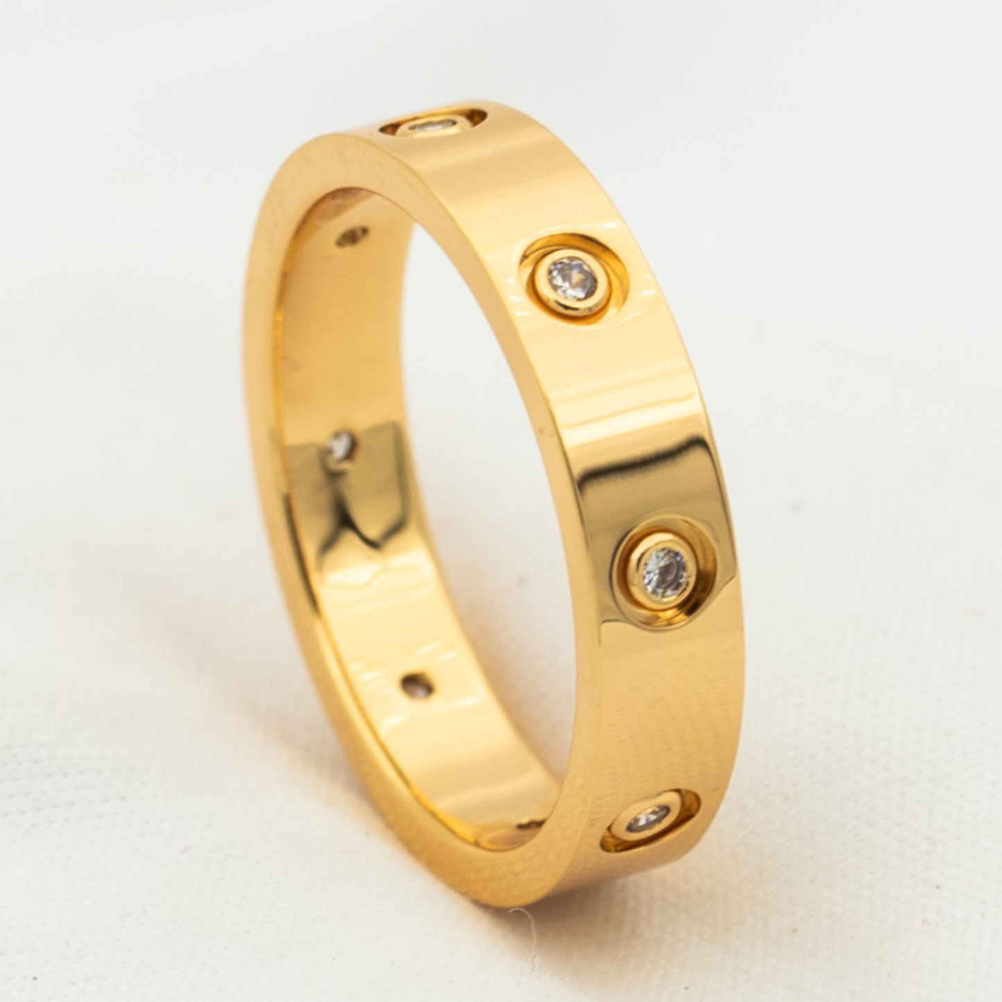 [Glitter Jewelry]LOVE RING 3.6MM 8 DIAMONDS