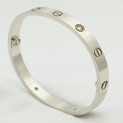 [Glitter Jewelry]LOVE BRACELET 6.1MM 4 DIAMONDS