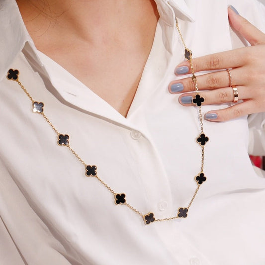 [Glitter Jewelry]CLOVER 20 MOTIFS ONYX ROSE GOLD