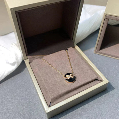 [Glitter Jewelry]JEUX DE ROSE GOLD DIAMOND NECKLACE