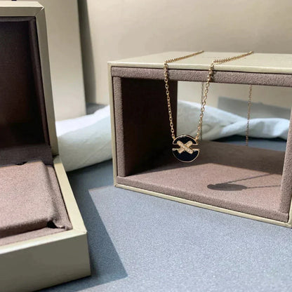 [Glitter Jewelry]JEUX DE ROSE GOLD DIAMOND NECKLACE