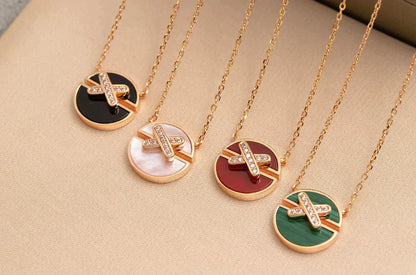 [Glitter Jewelry]JEUX DE ROSE GOLD DIAMOND NECKLACE