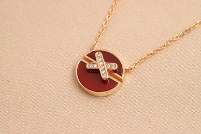[Glitter Jewelry]JEUX DE ROSE GOLD DIAMOND NECKLACE