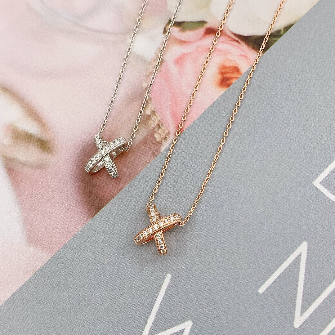 [Glitter Jewelry]JEUX DE DIAMOND NECKLACE