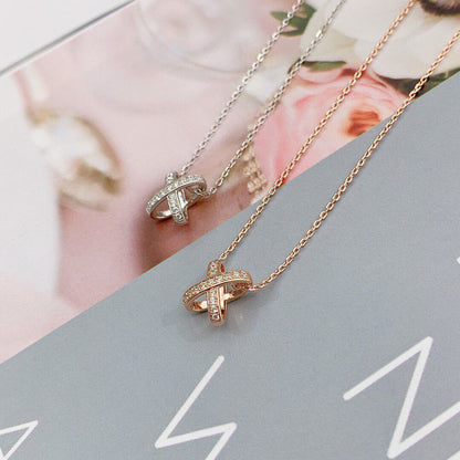 [Glitter Jewelry]JEUX DE DIAMOND NECKLACE