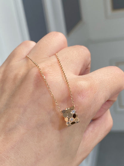[Glitter Jewelry]BEE LOVE DIAMOND NECKLACE