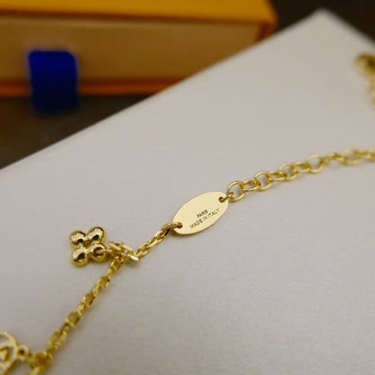 [Glitter Jewelry]BLOOMING SUPPLE NECKLACE BRASS