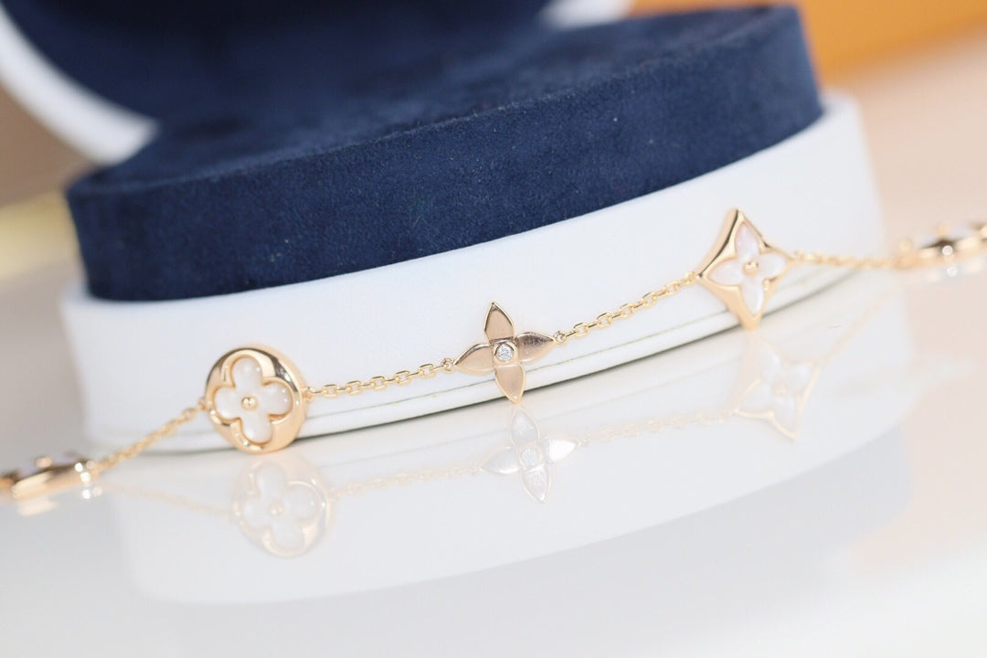 [Glitter Jewelry]LEAF CLOVER BRACELET