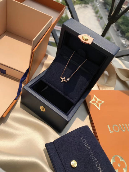 [Glitter Jewelry]BLOSSOM PENDANT PINK GOLD AND DIAMOND