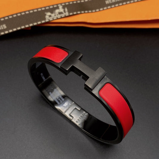 [Glitter Jewelry]CLIC HM SO BLACK RED BRACELET