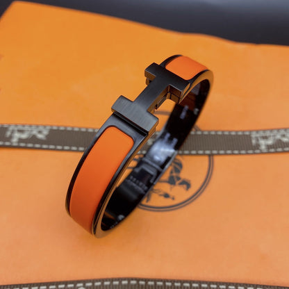 [グリッタージュエリー]CLIC HM SO ブラック オレガンブレスレット