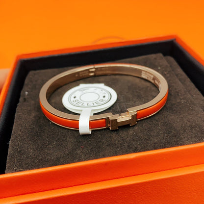 [グリッタージュエリー]クラシック HM クリック レッド 8mm エナメルブレスレット