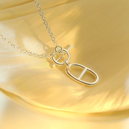 [Glitter Jewelry]HM CHAINE D'ANCRE PENDANT NECKLACE STERLING SILVER