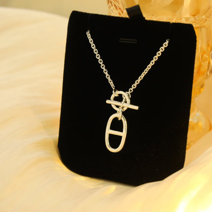 [Glitter Jewelry]HM CHAINE D'ANCRE PENDANT NECKLACE STERLING SILVER
