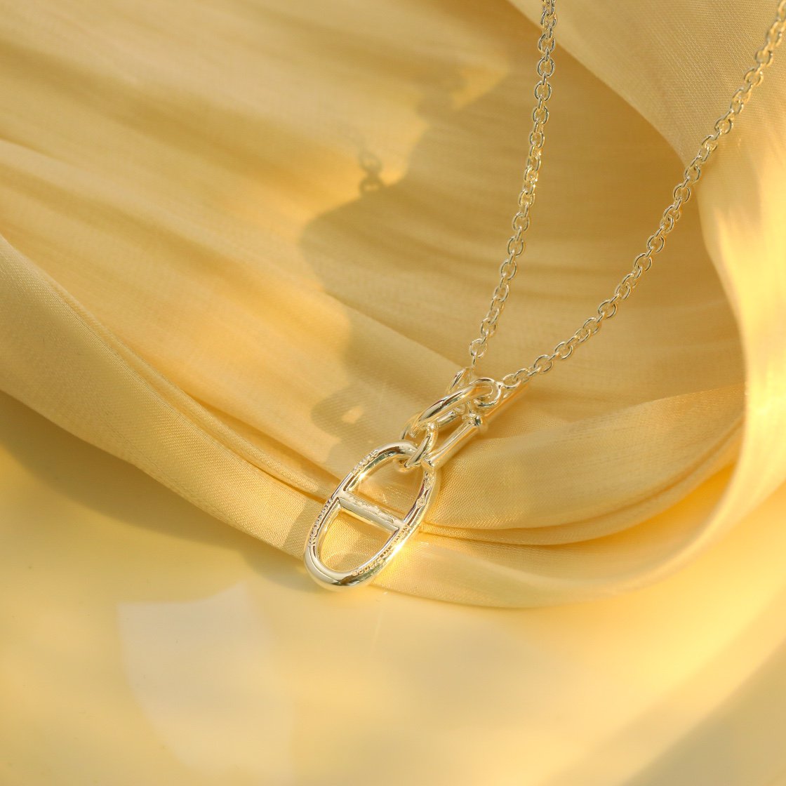 [Glitter Jewelry]HM CHAINE D'ANCRE PENDANT NECKLACE STERLING SILVER