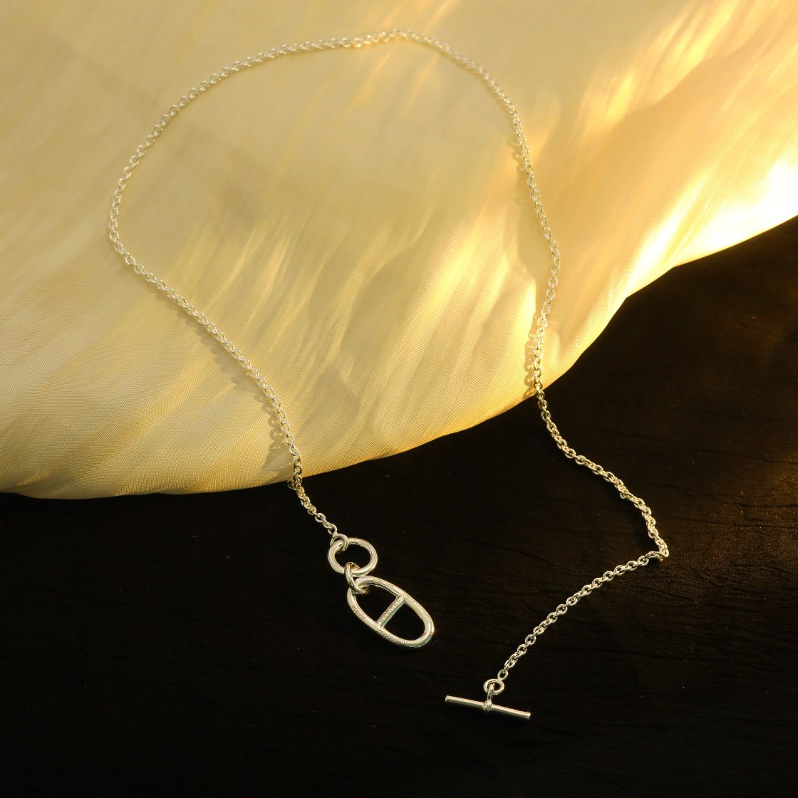 [Glitter Jewelry]HM CHAINE D'ANCRE PENDANT NECKLACE STERLING SILVER