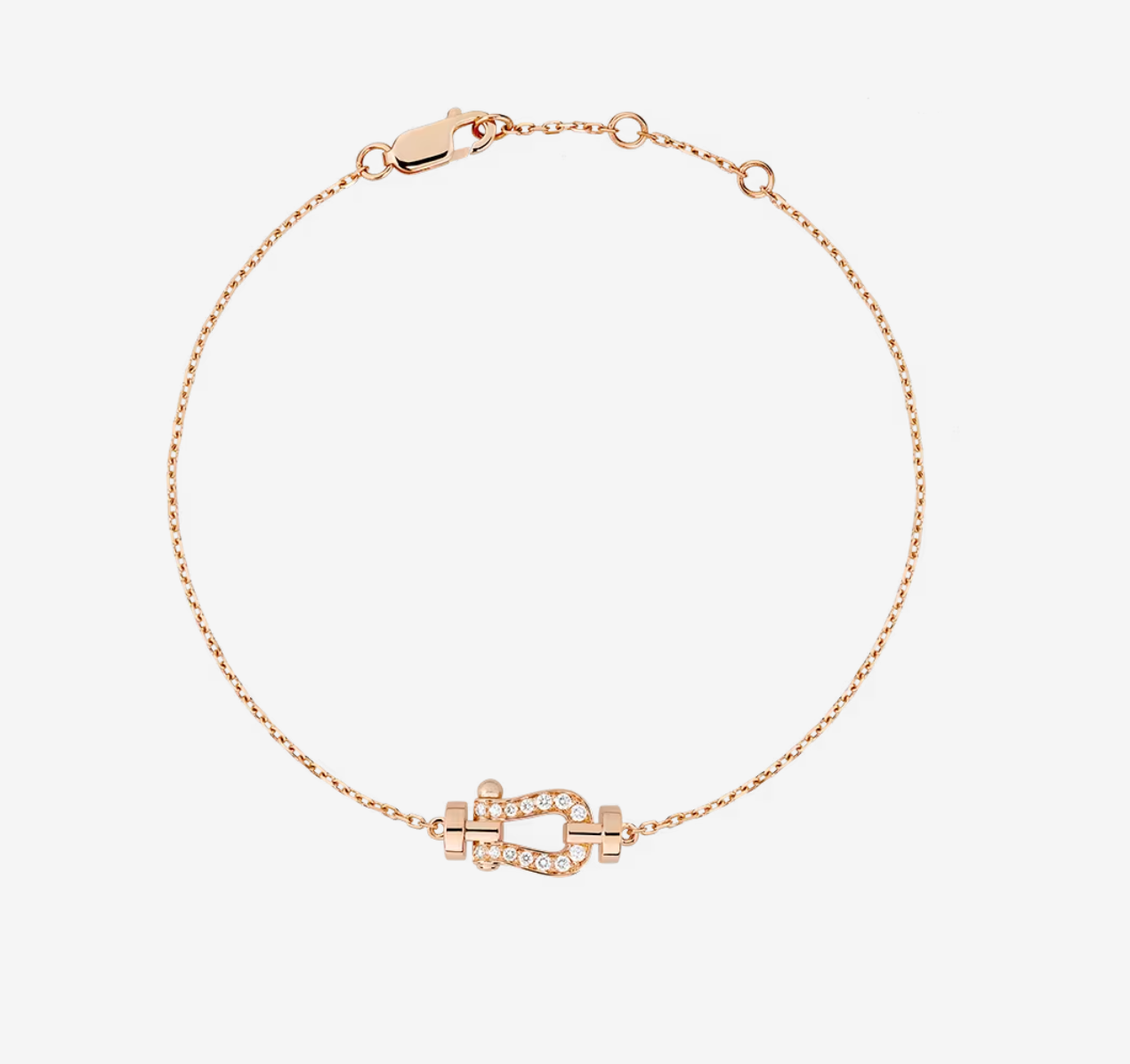 [Glitter Jewelry]FORCE 10 FULL DIAMOND BUCKLE CHAIN LINK MINI MODEL