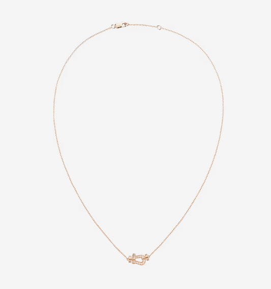 [Glitter Jewelry]FORCE 10 DIAMOND PINK GOLD NECKLACE MINI MODEL