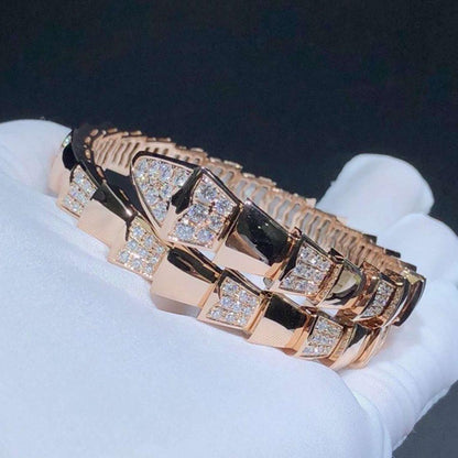 [Glitter Jewelry]SERPENTI BRACELET PINK GOLD DIAMOND