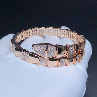[Glitter Jewelry]SERPENTI BRACELET PINK GOLD DIAMOND